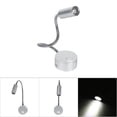 thumbnail image 1 of Led Bed Lamp  Led Wall Lamp  Modern Wall Lamp  Mirror Front Lamp  Led Reading Lamp AC85-265V 1W Cool White LED Reading Study Bed Lamp With Gooseneck OFF/ON Switch1W Cool White, 1 of 5