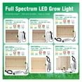thumbnail image 3 of Dimmable Full Spectrum LED Grow Light LM281B Chip Lamp 65W 85W 100W 120W 150W Lamp For Plant With VEG/BLOOM Mode ,Higher Efficiency, 3 of 7