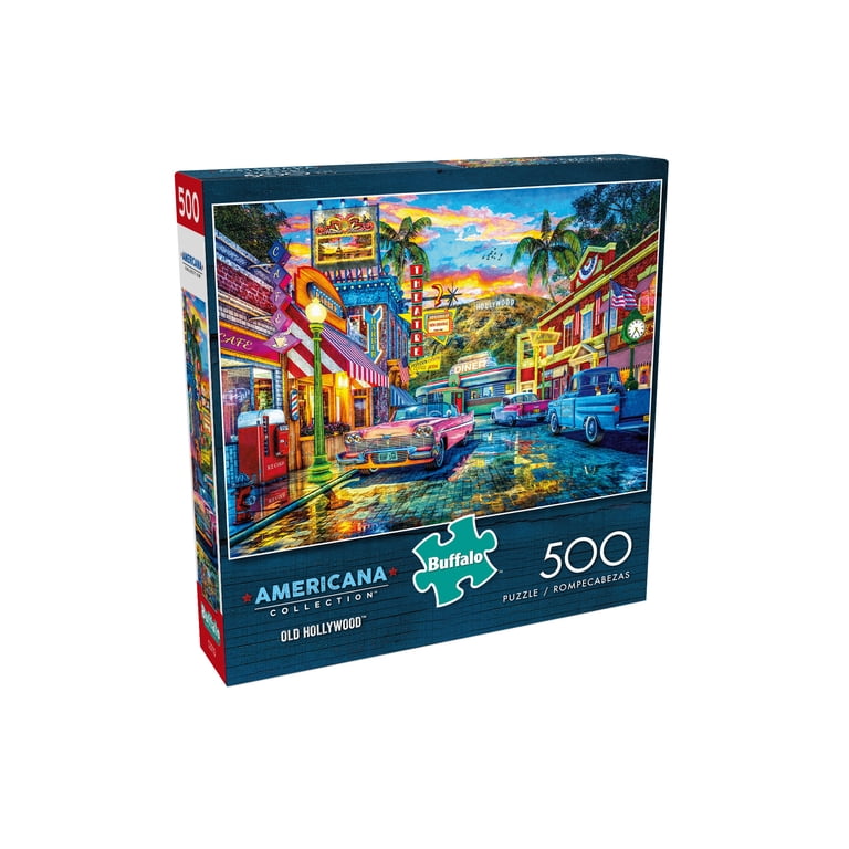 Buffalo Games Americana Old Hollywood 500 Piece Jigsaw Puzzle with