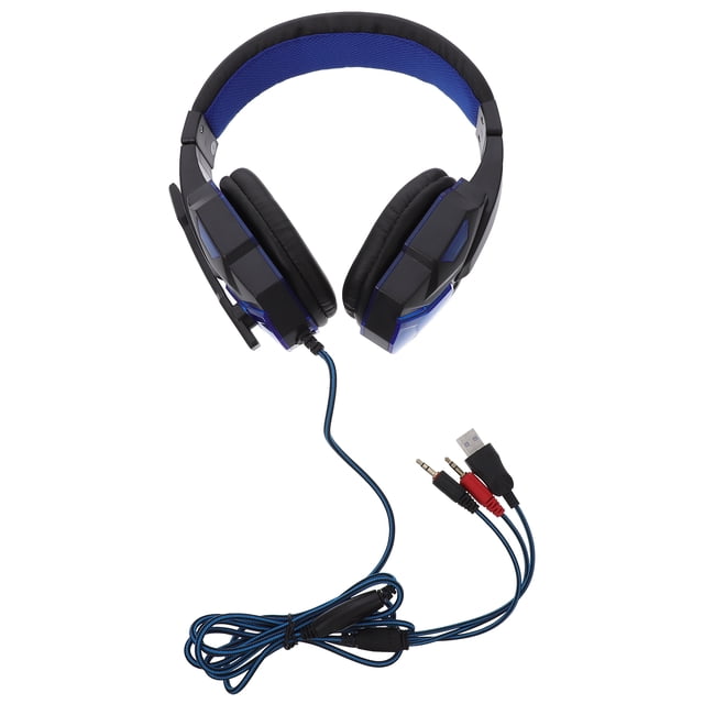 MasteelfCA Casque de Jeu avec Commande Filaire, Réduction du Bruit, Microphone, Casque Circum-Aural