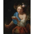 thumbnail image 3 of Godfried Schalcken 20x24 Black Modern Framed Museum Art Print Titled - An Allegory of Fortune, 3 of 5