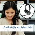 thumbnail image 2 of Auriculares estéreo USB-C Cyber Acoustics AC-5014, paquete de 10, 2 of 6