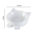 thumbnail image 2 of Slanted Cat Bowls Ceramic Cat Food Bowl Microwave & Dishwasher Safe, 2 of 5