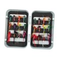 thumbnail image 4 of 24x Kit de pesca con mosca Colamx señuelos húmedos secos soporte para surtido de moscas, 4 of 8