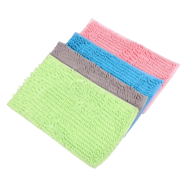 unbranded 4Ud De Jaula Para Mascotas Con Base Antideslizante Y Tejido Chenilla Lavable Y Reutilizable