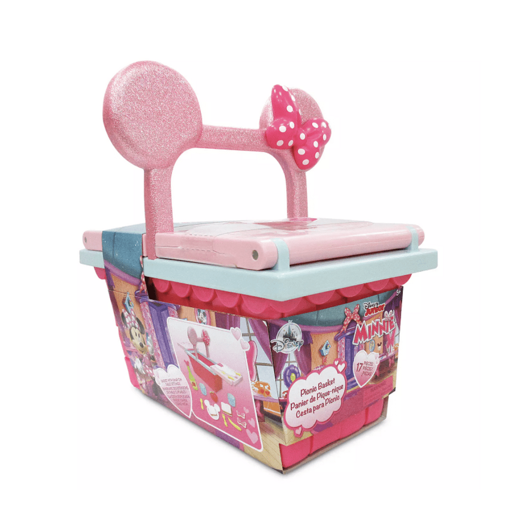 Disney Minnie Picnic Basket Play Set New with Box