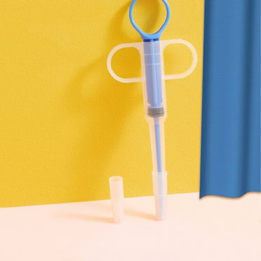 XIRQI 1Pcs Cat Pill Shooter, Native Pet Syringe with Dual Soft Tips, Ergonomic Design Pellet Gun for Easy Pet Medication