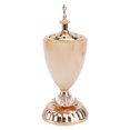 thumbnail image 1 of 1pc Home Use Imitation Jade Aromatherapy Furnace Candle Metal Incense Burner, 1 of 6