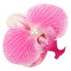 thumbnail image 3 of Exquisita pinza para el pelo de orquídea y mariposa, pasador de flores artificiales realista, elegante accesorio para el pelo de Phalaenopsis para bodas, fiestas y uso diario, 3 of 5
