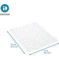 thumbnail image 5 of iDesign Orbz PVC Plastic Sink Grid, Non-Skid Dish Protector for Kitchen, Bathroom, Basement, Garage, 12" x 15.5" - Clear, 5 of 5