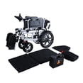 thumbnail image 2 of Gambimedic Silla De Ruedas Eléctrica Todoterreno 4 En 1 Reclinable Eleva Piernas Modo Eléctrico Y Manual Gm6006 Acero Llantas Neumáticas Aire Soporta140kg Batería 24v12ah Acido Plomo 2 Motores 24v*250, 2 of 11
