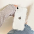 thumbnail image 4 of Compatible with iPhone XR Case(6.1"),Cute Clear Love Case,Love-Heart Camera Frame Wavy Edge Transparent Full Protection Soft TPU Shockproof Sturdy Phone Case Cover for Women Girls,Clear, 4 of 12