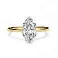 thumbnail image 2 of IGI Certified Lab Grown Diamond Engagement Ring | Center 11x5.5mm Marquise Cut 6 prong Solitaire Wedding Anniversary Rings For Women 14k Solid Yellow Gold | F-G, VS-SI Quality (1.15 Ctw) Ring Size-8, 2 of 7