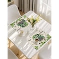 thumbnail image 5 of Saint Patrick's Day Placemats Set of 8, Green Truck Leaves Floral Farmhouse Placemats for Dining Table, Place Mats for Kitchen Tabletop, Waterproof Wipeable Dining Table Mats Set, 5 of 9