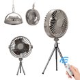thumbnail image 1 of Ventilador portátil para tienda, mini ventilador colgante para acampar, ventilador recargable para tienda, mini ventilador para acampar, calidad en la que puede confiar, 1 of 8