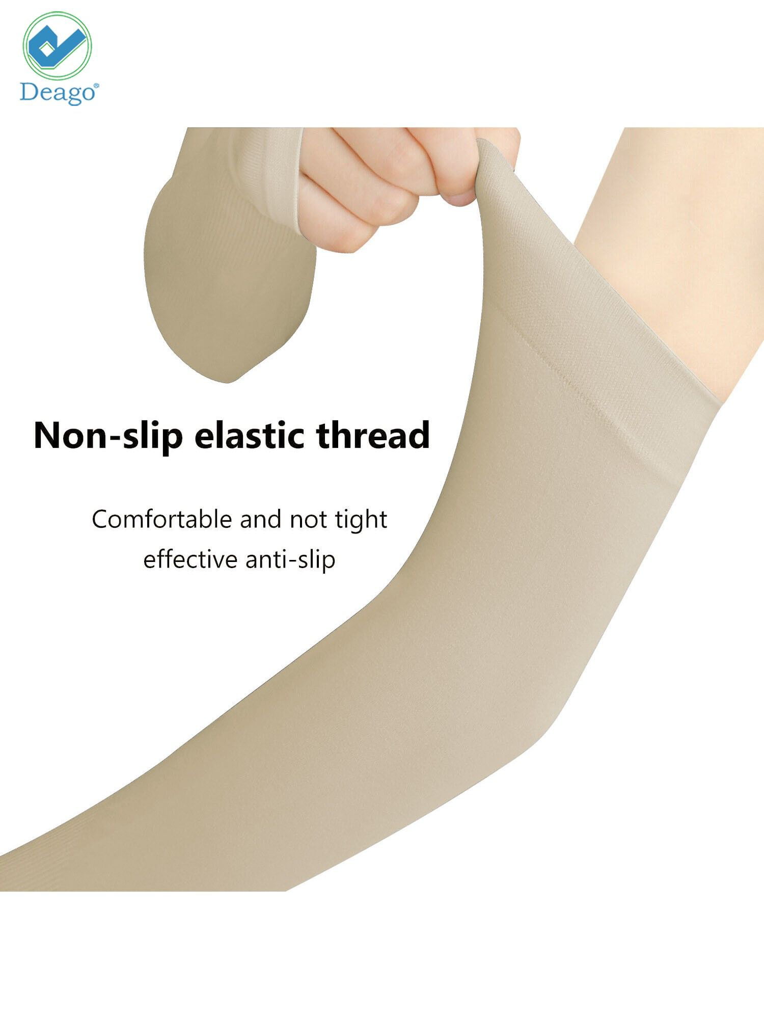 COOLOMG Anti-Slip Arm Sleeves Cover Skin Protection 