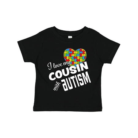 

Inktastic I Love My Cousin with Autism Gift Toddler Boy or Toddler Girl T-Shirt