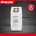thumbnail image 7 of Shop-Vac 91932 Dust Collection Filter Bag for 5 Gallon Wall Mount Vacs, 6 Pack, 7 of 7