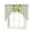Green, variant on Blue Stripes Lemon Kitchen Curtains Swag Valance for Windows/Bathroom/Cafe, Spring Fruit Flowers Leaves Line Rod Pocket Drape Panel Swag Curtain Valance for Bedroom/Living Room 55''x36''