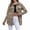 Khaki 3, variant on Fall Jackets for Women Long Sleeve Cotton Plaid Shacket Jacket Lightweight Button Down Shirt Coats Fashion Outfits