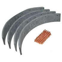 3620602M91 4-pc Brake Shoe Lining Set Fits Ford/New Holland