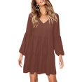 thumbnail image 2 of Boho Tie Dye Brown Dress (Size:US7.5; Style:Boho Tie Dye Women's Classic Canvas Slip-On (Model 1206);), 2 of 4