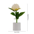thumbnail image 3 of Led Flower Lamp Pink Rose Flower Lamp, Mothers Day Birthday Gifts for Her Wife friend Small Table Lamp Night Light, Cordless Touch Lamp,Faux Silk Flower Décor for Home Kitchen Wedding Office, 3 of 6