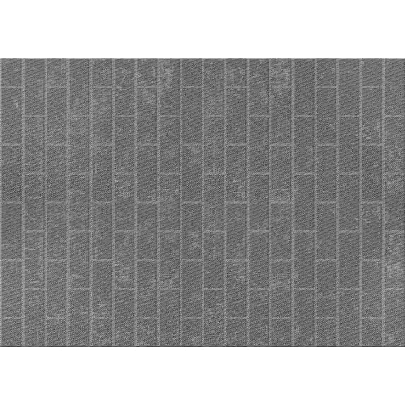 Ahgly Company Indoor Rectangle Patterned Gray Dolphin Gray Area Rugs, 5' x 7'