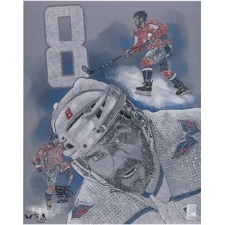 Lids Alexander Ovechkin Washington Capitals Fanatics Authentic Autographed 8'' x 10'' Navy Jersey Skating Photograph