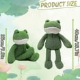 thumbnail image 2 of Peluche de rana de patas largas, ideal como cojín decorativo para niñas (verde, 40 cm), 2 of 5