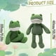 thumbnail image 2 of Peluche de rana de patas largas, ideal como cojín decorativo para niñas (verde, 40 cm), 2 of 5