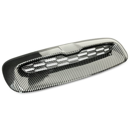WaiRitoday Hood Scoop Compatible With 07-13 Mini Cooper S R55 R56-R58 R59 Air Intake Vent Carbon Style