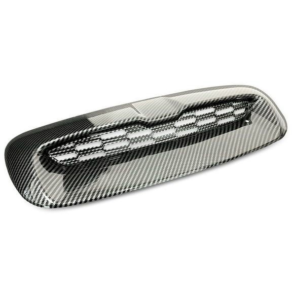 WaiRitoday Hood Scoop Compatible With 07-13 Mini Cooper S R55 R56-R58 R59 Air Intake Vent Carbon Style
