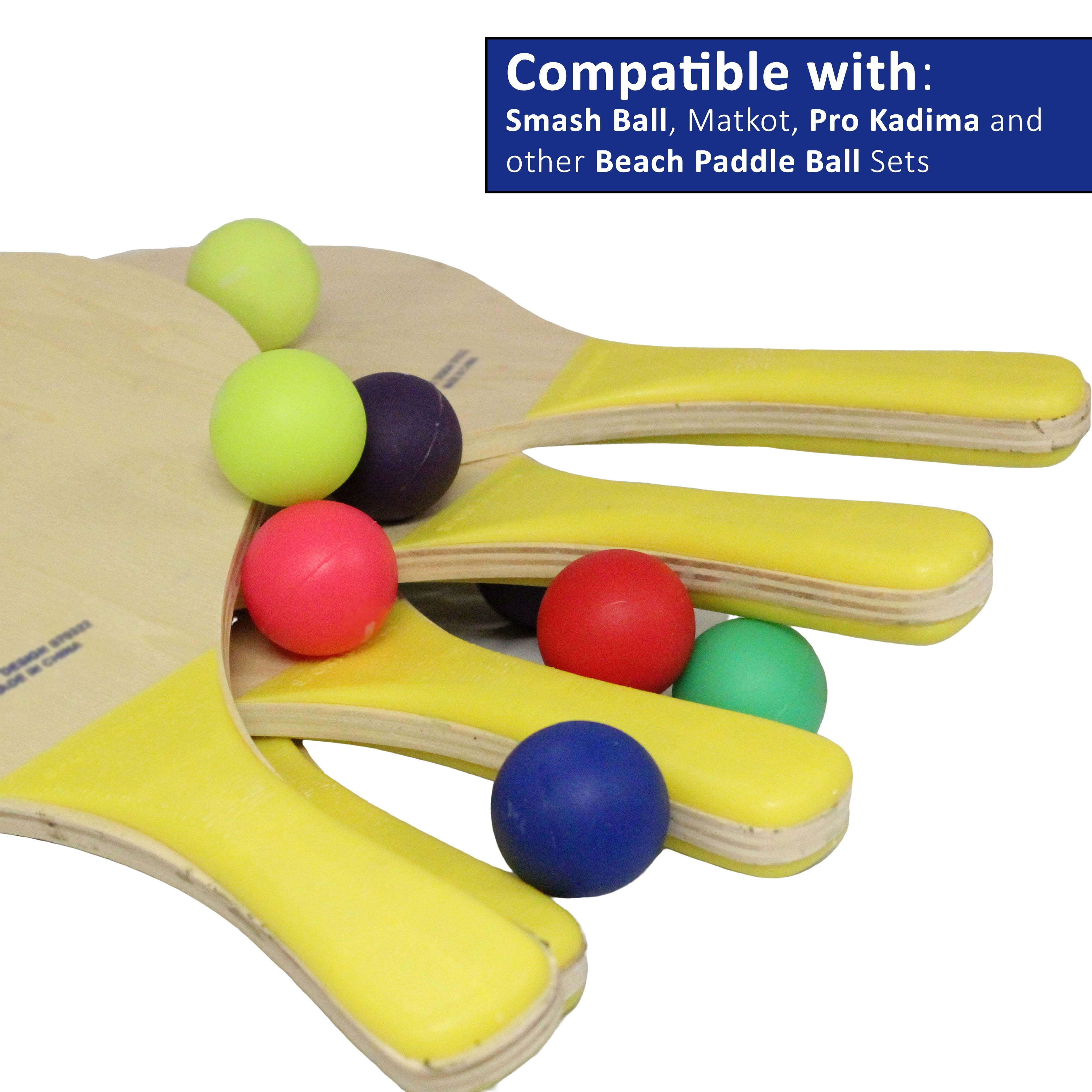 Beach Paddle Ball replacement balls Extra Balls for Pro Kadima