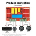 thumbnail image 2 of Adjustable Crossover Divider 250W Audiophile Dedicated Crossover 3-Way Speaker One Tweeter Two Bass, 2 of 5