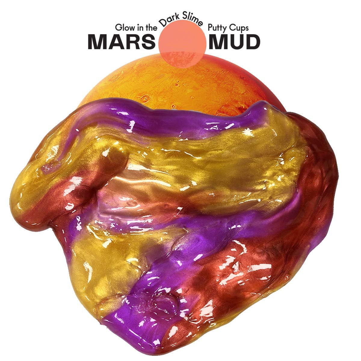Glowing Mars Mudd Mud Putty Sensory Tactile Play Fine Motor Skills 1 