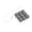 Gray, variant on 9 Key Keyboards Clicks Toy Keychain Mechanical Switches Tester For Training And Travel Companion