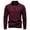 Wine, variant on ZCFZJW Men's Quarter Zip Sweater Mock Neck Long Sleeve Pullover Lightweight Cozy Cable Knit Jumper Sweater Classic Casual Fisherman Sweaters Beige XXXXL