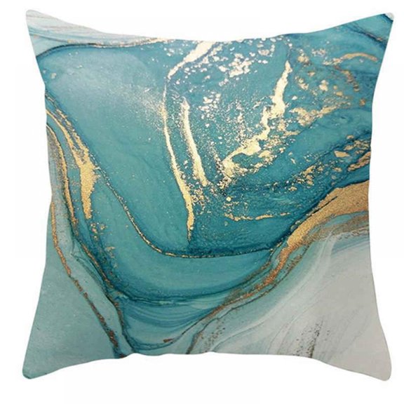 Throw Pillow Covers Modern Style Digital Printing Marble Texture