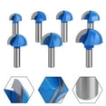 thumbnail image 3 of 1/2 Shank Round Nose Two Flutes Router Bit Woodworking Cove Bit Solid Carbide 12.7X34.9, 3 of 6