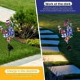 thumbnail image 6 of Stake Solar Lights Butterflies ,Solar Butterfly Landscape Lights,Decorative Solar Stake Lights with Butterflies Waterproof Metal Led Lawn Lamp for Outdoor Yard Lawn Patio Pathway Decoration, 6 of 8