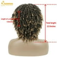 thumbnail image 4 of QUEENTAS Dreadlock Wigs for  Women and Men Braiding Hair Synthetic Blonde Wigs Faux Locs Twist Wigs Cruly Wigs, 4 of 8