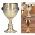 thumbnail image 4 of Chalice, Wide Application Engraving Pattern Glossy  Highly Durable Gold Chalice  for Home for Restaurant for Bar, 4 of 8