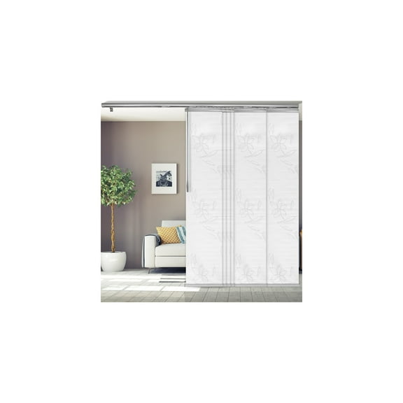 Adjustable Panel Track SystemRoom DividerWall DecorSteel Partition70-130" Width