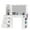 White, variant on Dextrus Makeup Vanity Desk with Mirror & 11 LED Bulbs Lights, Vanity Desk with 4 Drawers & Storage Shelves for Christmas gifts, for Bedroom, White