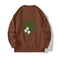 thumbnail image 3 of BVOFAR Mens Oversized Sweatshirts Crewneck Long Sleeve Casual Pullover Loose Fall Tops Cozy Graphic Sweatshirt Coffee XL, 3 of 6