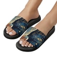 thumbnail image 5 of GZHJMY Stylish Slides for Women Men, Oil Painting Cat Soft Flexible Slip-on Sandals Slippers, 5 of 7