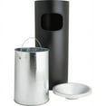 thumbnail image 6 of Genuine Joe Fire-safe 3-gallon Ashtray Receptacle - 3 Gal Capacity - Removable Lid, Fire-safe - Aluminum, Stainless Steel - Aluminum - 1 Each, 6 of 7