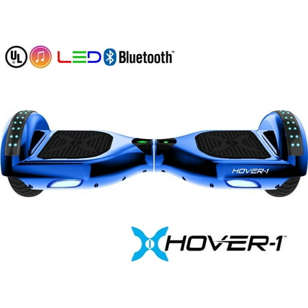 - Hover-1 Matrix UL Certified Electric Hoverboard w/ 6.5 Wheels, LED Lights and Bluetooth Speaker - Blue
