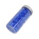 thumbnail image 3 of 100 vasos desechables de silicona suave para tinta de tatuaje, recipientes para pigmento de tatuaje, contenedor de maquillaje, suministros para tatuajes, color azul, 3 of 14